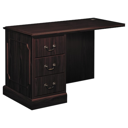 Hon Desk Return L Workstation Left Return, 24 in D X 29-1/2 in H, 48" W X Mahogany H94216L.NN